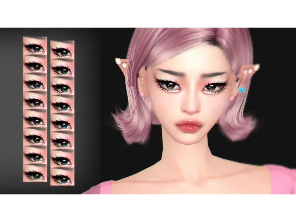 Mix Hyuna Eye Colors by Kikuruacchi - The Sims 4 Custom Content