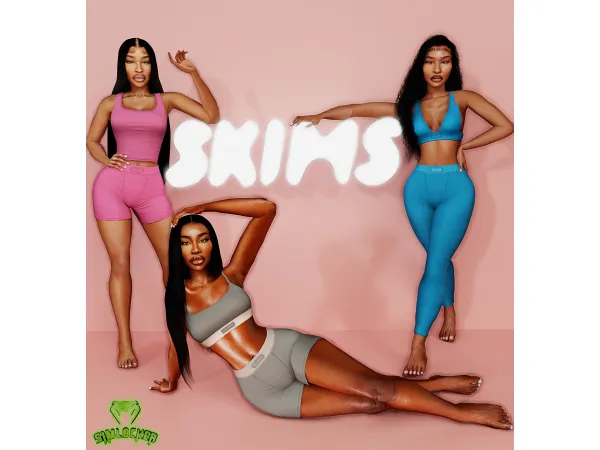Alpha Skims Set by SimLocker - The Sims 4 Custom Content