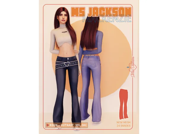 Maxis Match Mackenzie Pants by MissValentine - The Sims 4 Custom Content