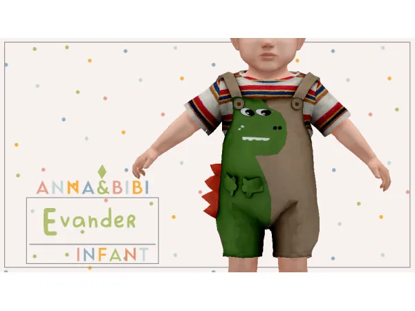 Mix Evander INFANT [AnnaBibi] - The Sims 4 Custom Content