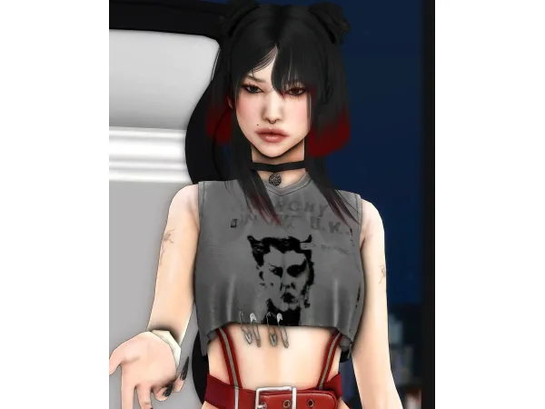 Alpha sara sim by deepmoonsims - The Sims 4 Custom Content