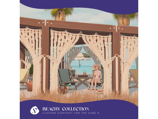 Maxis Match Beachy Collection by VALIA - The Sims 4 Custom Content