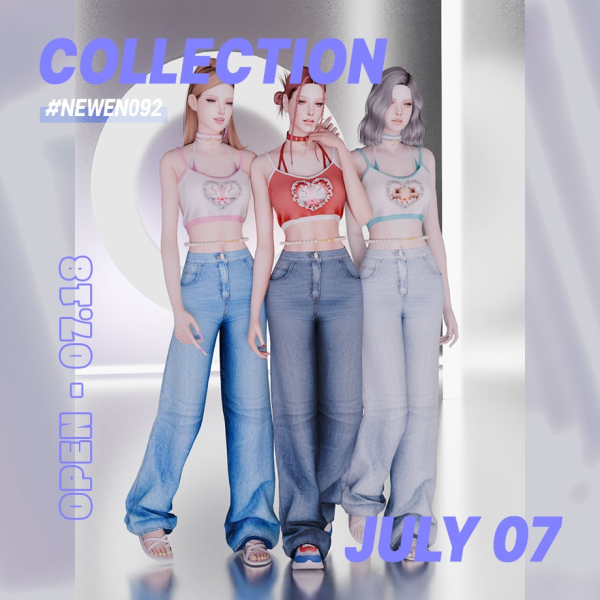Alpha Collection July 07 Set 03 by simsfinds - The Sims 4 Custom Content
