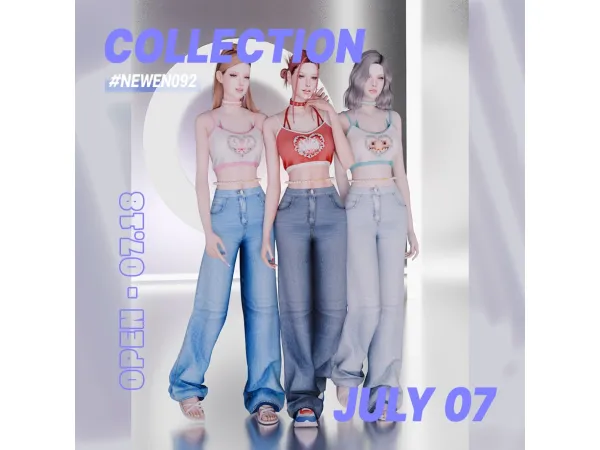 Alpha Collection July 07 Set 03 by new_en092 - The Sims 4 Custom Content