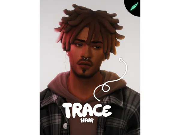 Maxis Match trace hair (m f frames) by thatonegreenleaf - The Sims 4 Custom Content