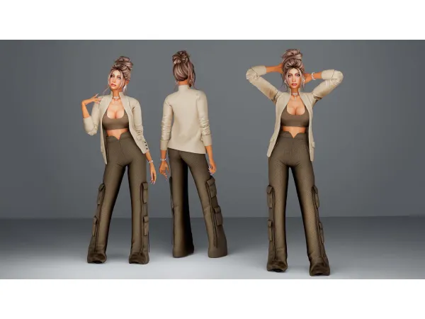 Alpha Classic Urban Set by Belonka - The Sims 4 Custom Content