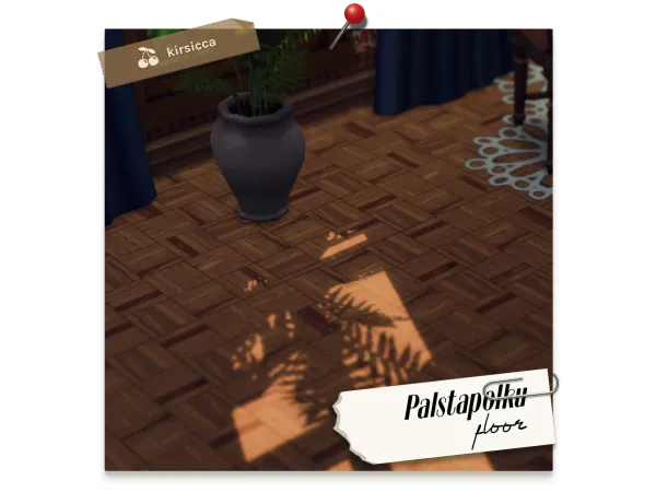 Mix PALSTAPOLKU PARQUET FLOOR by kirsicca - The Sims 4 Custom Content