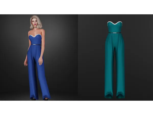 Alpha Penelope Jumpsuit by Talarian - The Sims 4 Custom Content