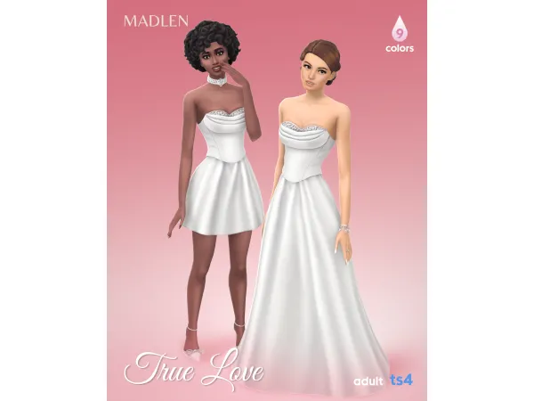 Maxis Match True Love Set by Madlen - The Sims 4 Custom Content