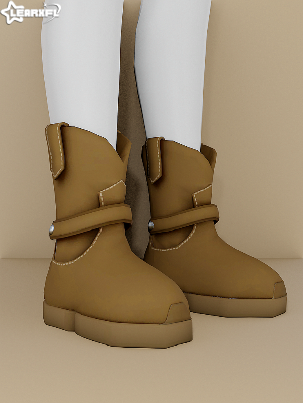 Maxis Match Spring Farm Cowboy Boots by simsfinds - The Sims 4 Custom Content