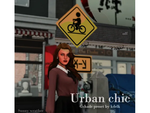 Mix Gshade preset Urban chic Sims 4 by kdelksims - The Sims 4 Custom Content