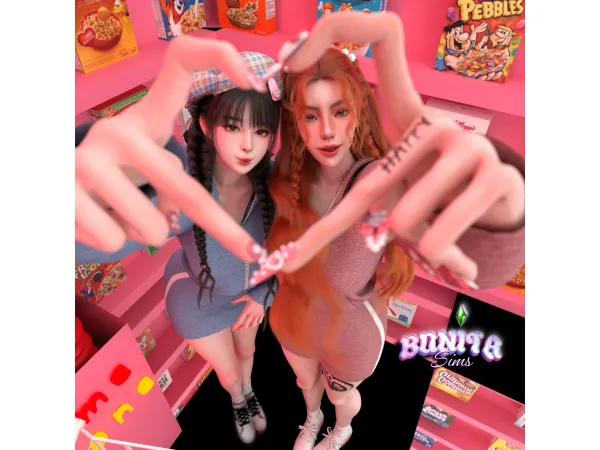 Mix Bestie hangout by BonitaSims - The Sims 4 Custom Content