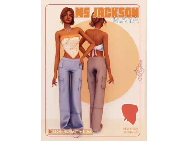 Maxis Match Maya Top by MissValentine - The Sims 4 Custom Content