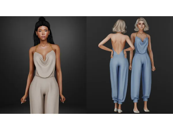 Alpha Ava Jumpsuit by Talarian - The Sims 4 Custom Content