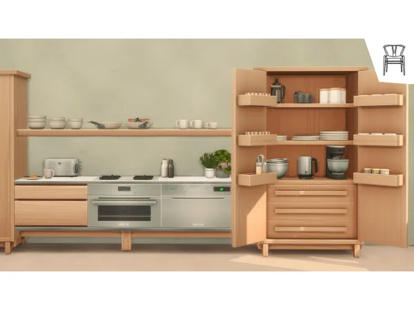 Maxis Match KICHEN 2Point0 Part2 by Felixandre - The Sims 4 Custom Content