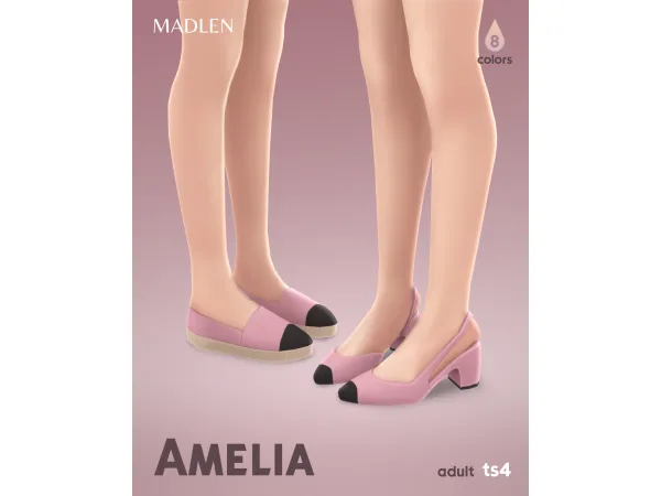 Maxis Match Amelia Shoe Set by Madlen - The Sims 4 Custom Content