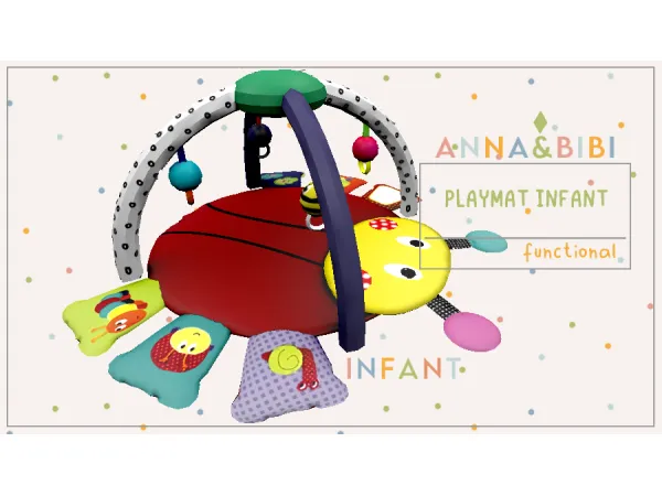 Alpha Playmat INFANT [AnnaBibi] - The Sims 4 Custom Content