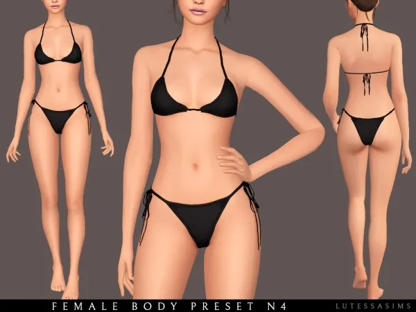 Alpha female body preset n4 - The Sims 4 Custom Content
