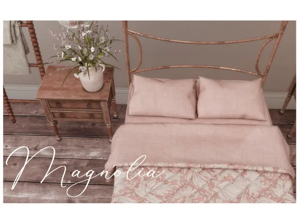 Alpha Magnolia by Pinkbox AnYe - The Sims 4 Custom Content