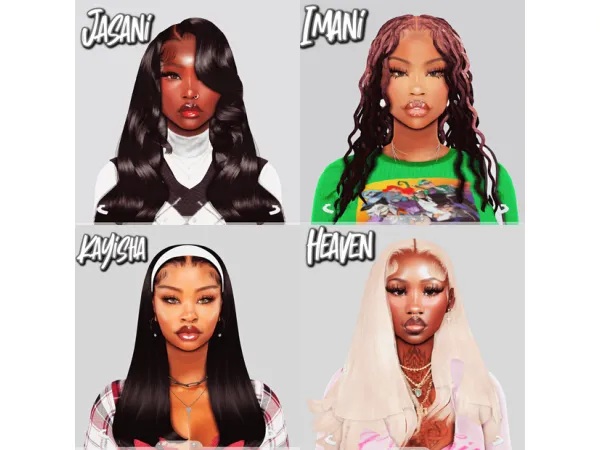 Alpha SIM DUMP 2 6K FOLLOWER GIFT by Nini's Planet - The Sims 4 Custom Content