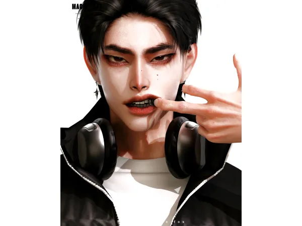 Alpha [Maoni cat] Silver Tooth Drill - The Sims 4 Custom Content