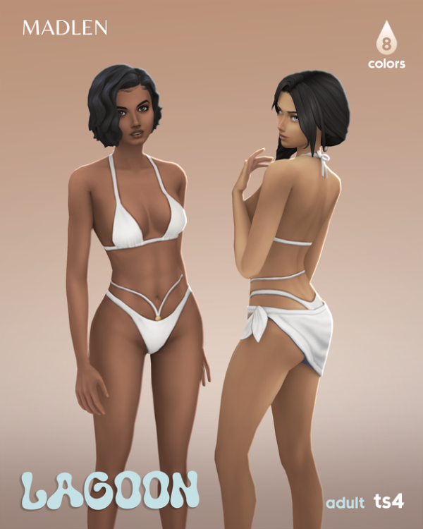 Maxis Match Lagoon Swimwear Set by simsfinds - The Sims 4 Custom Content