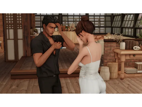 Mix Sims 4 Animation Pack 57 Pregnancy Test by VMS Animations - The Sims 4 Custom Content