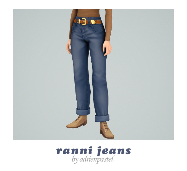 Maxis Match Ranni Jeans by simsfinds - The Sims 4 Custom Content