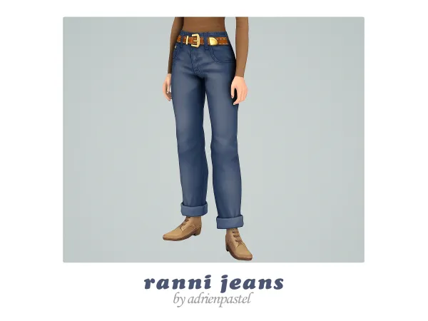 Maxis Match Ranni Jeans by AdrienPastel - The Sims 4 Custom Content