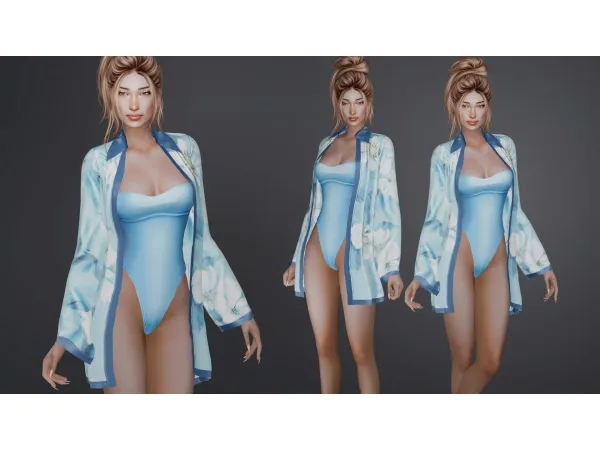 Alpha Poolside Summers by Belonka - The Sims 4 Custom Content