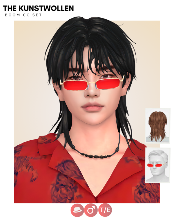 Maxis Match Boom set by simsfinds - The Sims 4 Custom Content