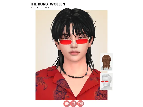 Maxis Match Boom set by The Kunstwollen - The Sims 4 Custom Content