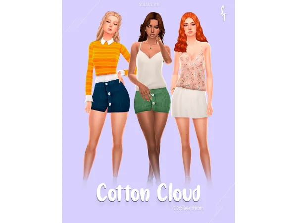 Maxis Match COTTON CLOUD by SulSul TiTi - The Sims 4 Custom Content