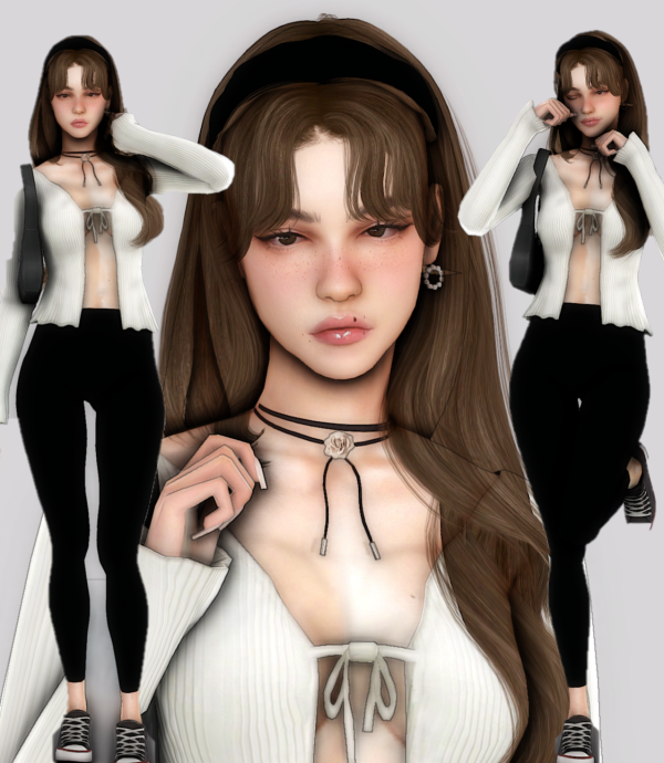 Mix Lilah Burns by simsfinds - The Sims 4 Custom Content