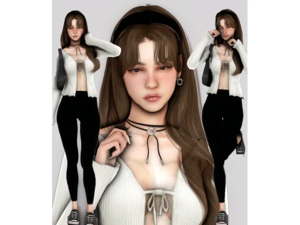 Mix Lilah Burns by deepmoon - The Sims 4 Custom Content