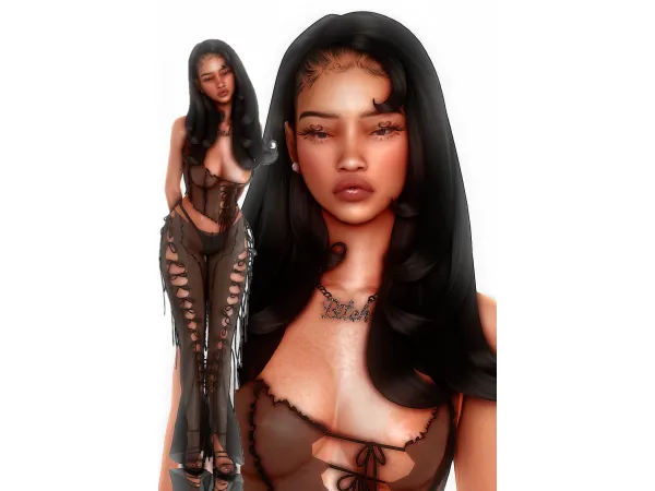 Alpha June Sim by Deepmoon - The Sims 4 Custom Content