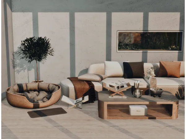 Alpha sandstone clutter addons by sundays - The Sims 4 Custom Content