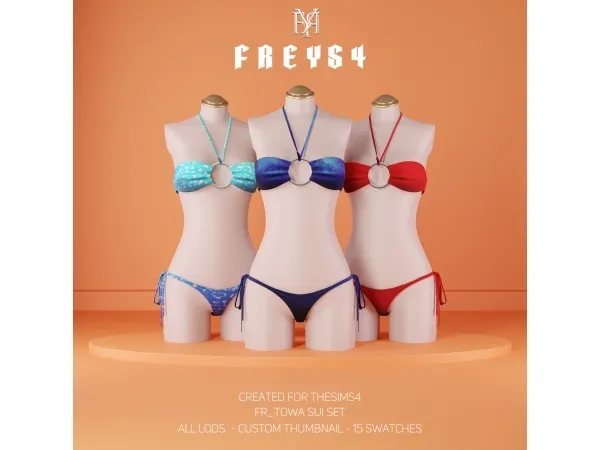 Alpha FR_Towa Sui Set - The Sims 4 Custom Content