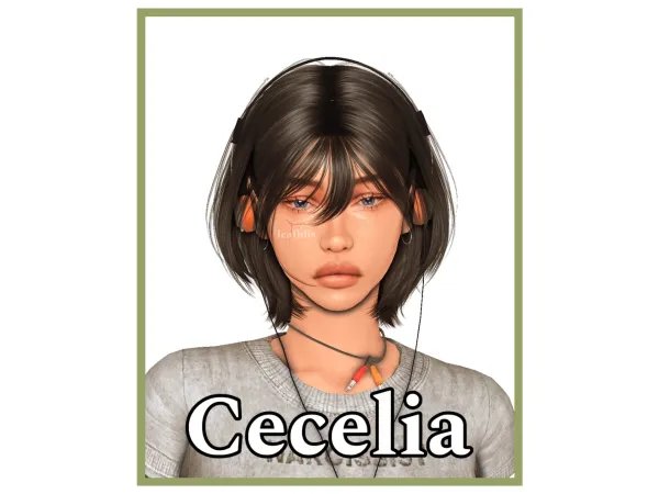 Alpha Cecelia by leafblis - The Sims 4 Custom Content