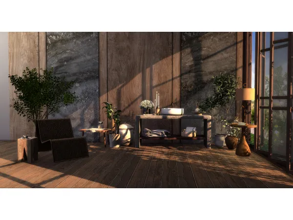 Alpha Lucca Wall Murals by Tilly Tiger - The Sims 4 Custom Content