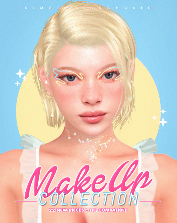 Alpha MAKEUP COLLECTION for LADIES 2024 by simsfinds - The Sims 4 Custom Content