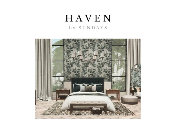 Alpha haven set by sundays - The Sims 4 Custom Content