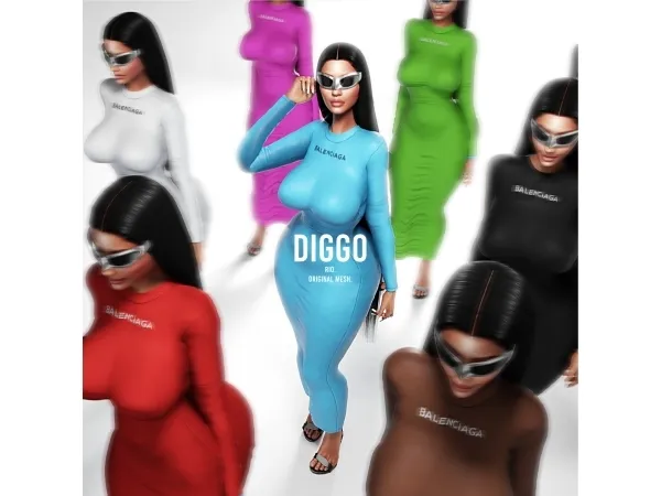 Alpha LORNA SET [free] - The Sims 4 Custom Content