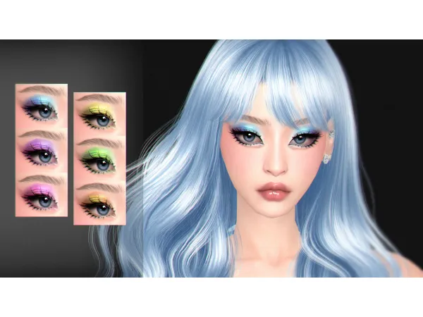 Alpha Merura Eyeshadow by Kikuruacchi - The Sims 4 Custom Content