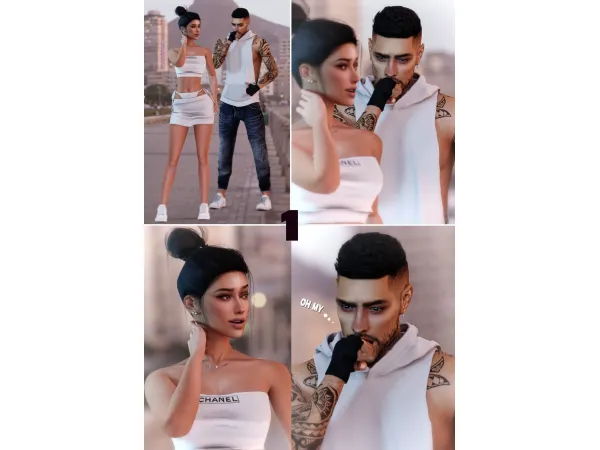 Alpha HOT MOMENTS POSE PACK 2 by veronasimmer - The Sims 4 Custom Content