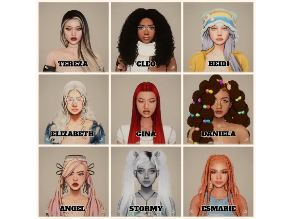 Mix MASSIVE SIM DUMP with tray by jaealisims - The Sims 4 Custom Content