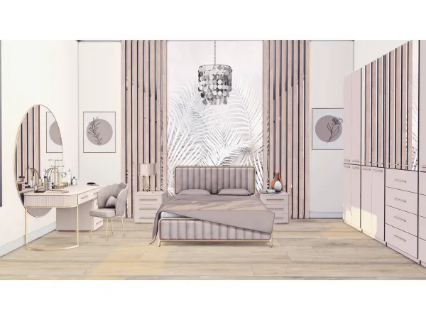 Alpha Deluxe Bedroom by Lapanemona - The Sims 4 Custom Content
