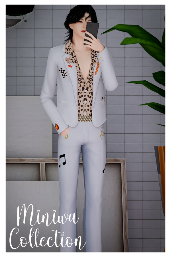 Alpha BTS YOONGI THAT THAT OUTFIT by simsfinds - The Sims 4 Custom Content