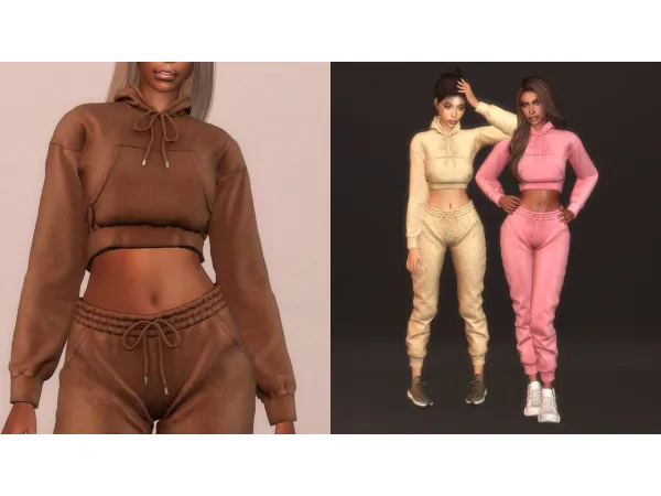 Alpha KARLY Sweatpants by Ali - The Sims 4 Custom Content
