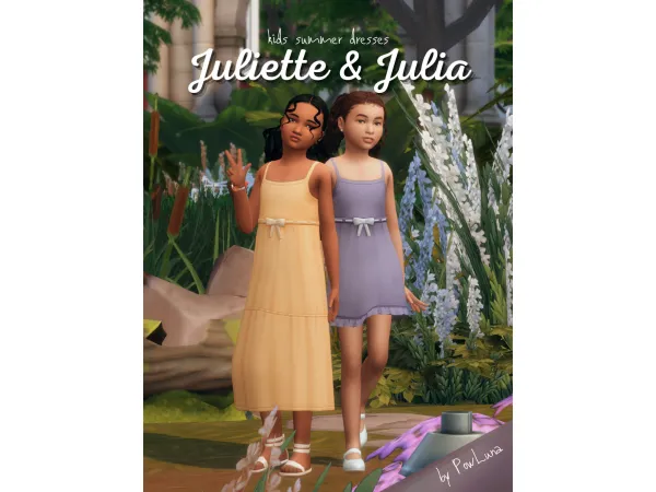 Maxis Match JULIETTE JULIA set by PowLuna - The Sims 4 Custom Content